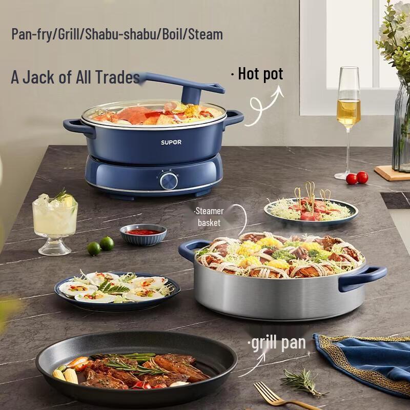 Supor 6L Multi-functional Electric Cooker with Steamer