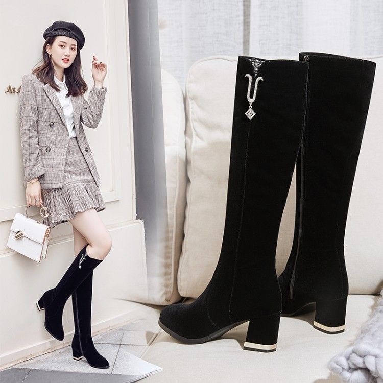 

New Fashion High Barrel Boots