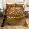 Animal Fur Pattern Duvet Cover Set Tiger Lion Cow Leopard Polyester Comforter Cover With Pillowcase King Queen Size Bedding Set