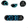 Digital Wall Clock Home Decor with Remote Control for Classroom Bedroom