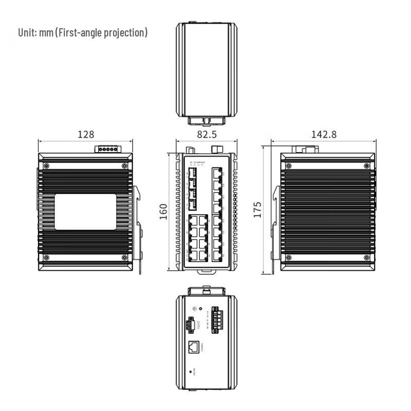 Maiwei 20-Port Layer 3 Managed Industrial Ethernet Switch