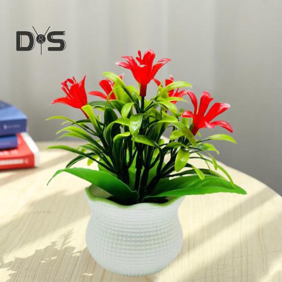 Kaufe Knstliche Topfpflanzen, 5 Orchideenbltenkpfe, fr Zuhause, Bro,  Tischdekoration, Hochzeit, Kunstblumen, Bonsai, fr drinnen und drauen,  Schreibtisch-Dekoration zum Preis ab 2.48 | Joom