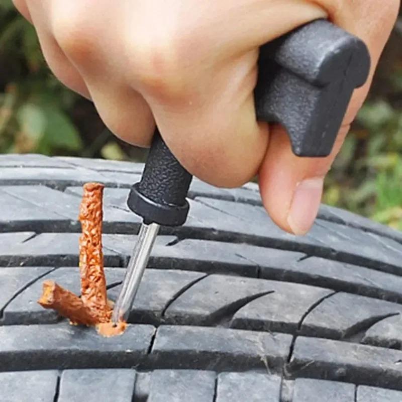 Automotive Emergency Rescue Kit Tyre Repair Kit Puncture Repair Kit, Anti-Puncture Kit Motorcycle, Puncture Repair Tool with Bag