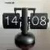 European Retro Mechanical Flip Clock - Desktop Ornament for Living Room