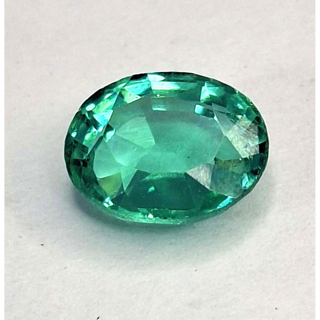 Beautiful Green Zambian Emerald Natural Oval Cut 5-7 Ct Certified Gemstone