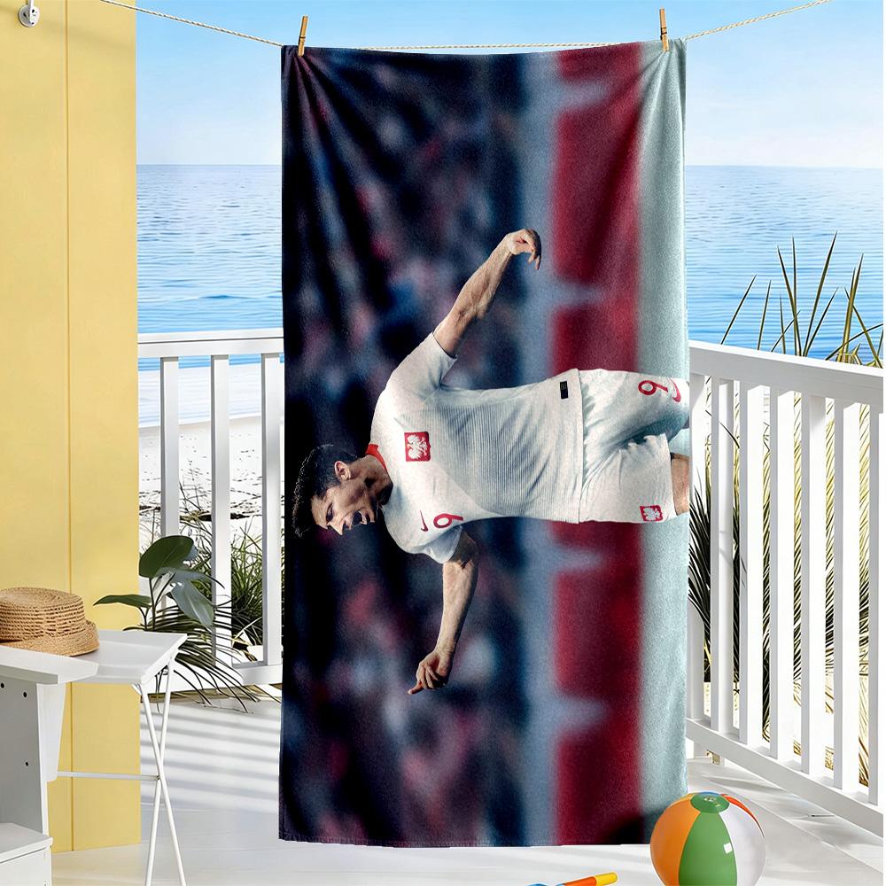 Chelsea Fc Player Action Beach Towel Quick-Dry Soft Microfiber Comfortable Lightweight