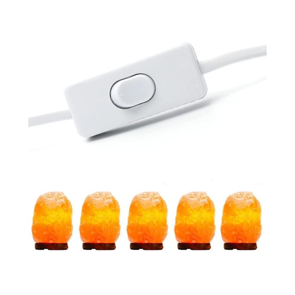 Cable for Salt Lamp with Switch - E14-1.8 M - Socket for Salt Lamp, White-hy