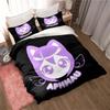 3D Print Bedding Set Duvetcover Set Single Double King Size Kawaii Cartoon Aphmau Adult Boys Bedroom Duvet Cover and Pillow Case