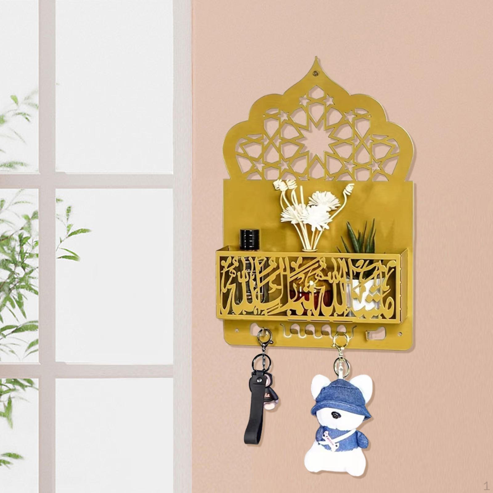 

Magazine Holder on Wall, Brochure Display Shelf for Waiting Room Decor золотий