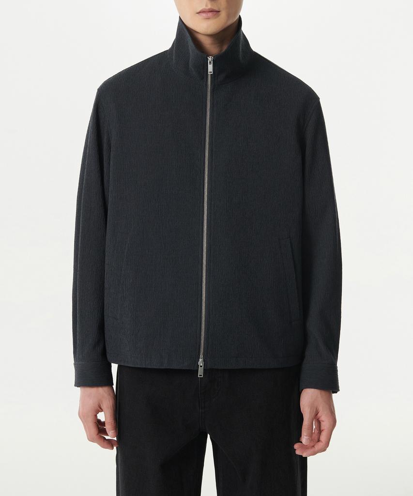 Musinsa Standard Crinkle High-Neck Blouson Jacket [Iron Grey]