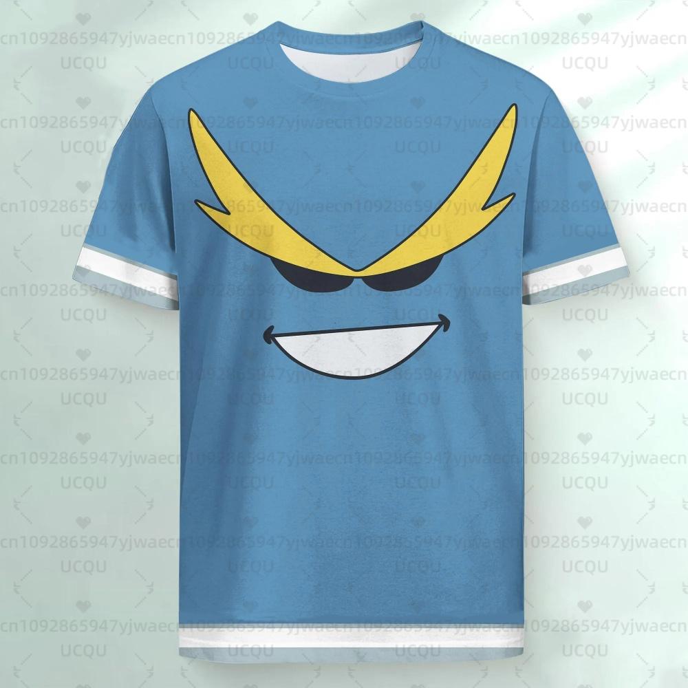 All Might Anime Fan Geschenk My Hero Trikot Kinder T-Shirt Oberteile 2026 Neu Herren Damen My Hero Academia Nonno 5. Edition T-Shirt S gray