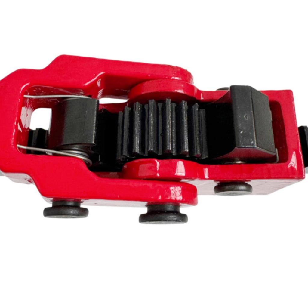 Fence Mesh Tightening Tool with Hooked Jaw Sturdy Toothed Rack Tensioning