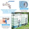 3/4Inch Outlet Tap IBC Adapter Multipurpose Hose Connection Replacement IBC Tank Accessories for 1000L IBC Container Rain Barrel