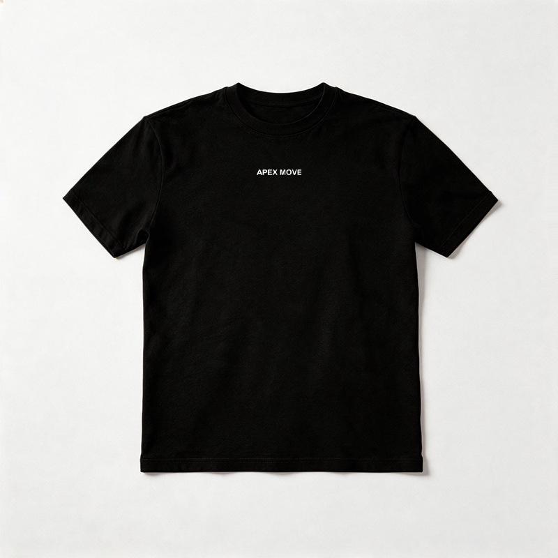 Men's American-Style Short Sleeve Workout T-Shirt, Cuffed Sleeves, Muscle-Enhancing, Stretchy, Heavyweight, Small Collar, Summer.