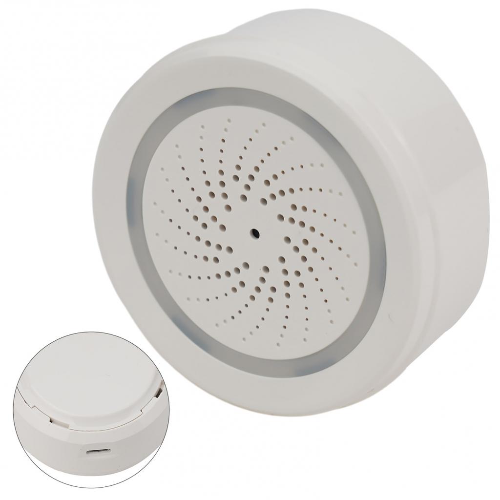 forTuya WiFi Alarm Siren 100dB with Temperature and Humidity Sensor Strobe Light