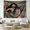 Loreen Print Tapestry, Backdrop, Easy Setup, Ideal for Bedroom, Office & Living Room, with Aesthetic Wall Hanging Decor.