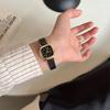 Light Luxury Black Gold Small Sugar Cube Chain Watch Women'S Exquisite Niche Supply High-End Small Dial Quartz Women'S Watch