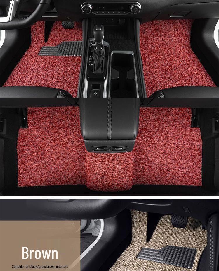 Volkswagen Tharu Anti-Slip Driver's Carpet-Style Floor Mat, Wear-Resistant, for Five-Seater.
