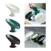 Leaf Shape Soap Dish Creative Soap Holder Drain Tray Sponge Storage Box for Bathroom Kitchen Sink Countertop Modern Home Decor