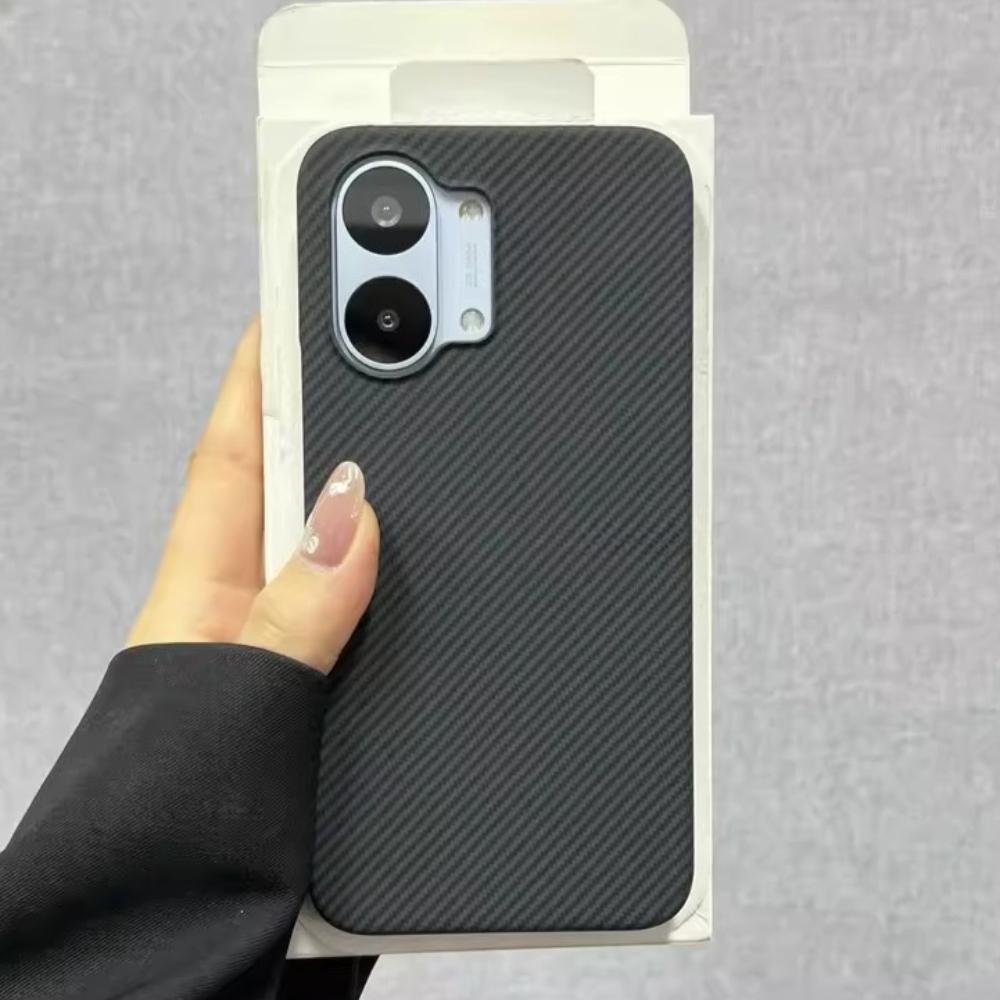 Custodia per Xiaomi POCO X8 Pro Max, Moda, Texture Rigida in Fibra di Carbonio, Copertura Protettiva Anti-Impronte Digitali per Guscio Bumper POCO X8 Pro