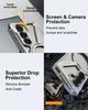 Oatsbasf Phone Case for Samsung Galaxy Z Fold 7 6 5 Metal Magnetic Phone Case with Ring Stand Frameless Bumper Protective Cover