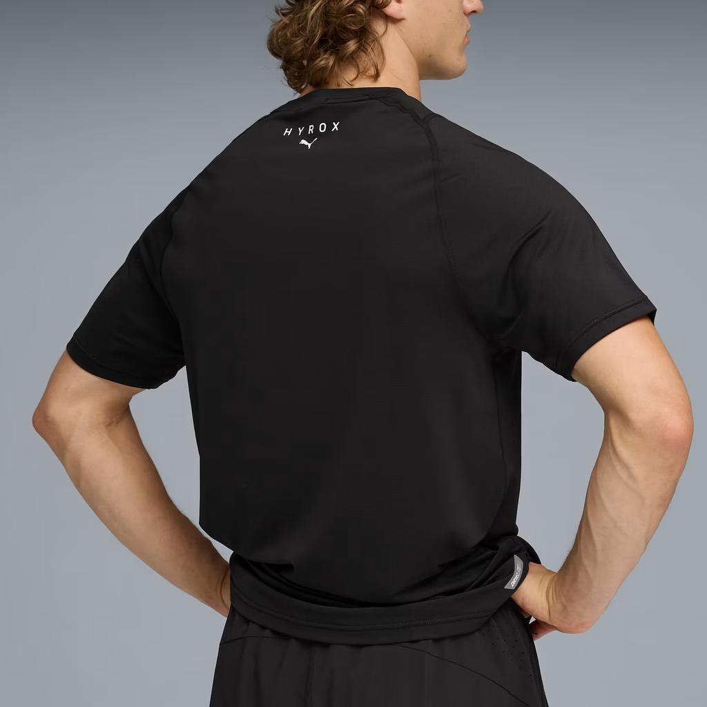 Puma X Hyrox Collaboration Breathable Lightweight Crew Neck Knitted Short Sleeve T-Shirt Men Tops 528567-01