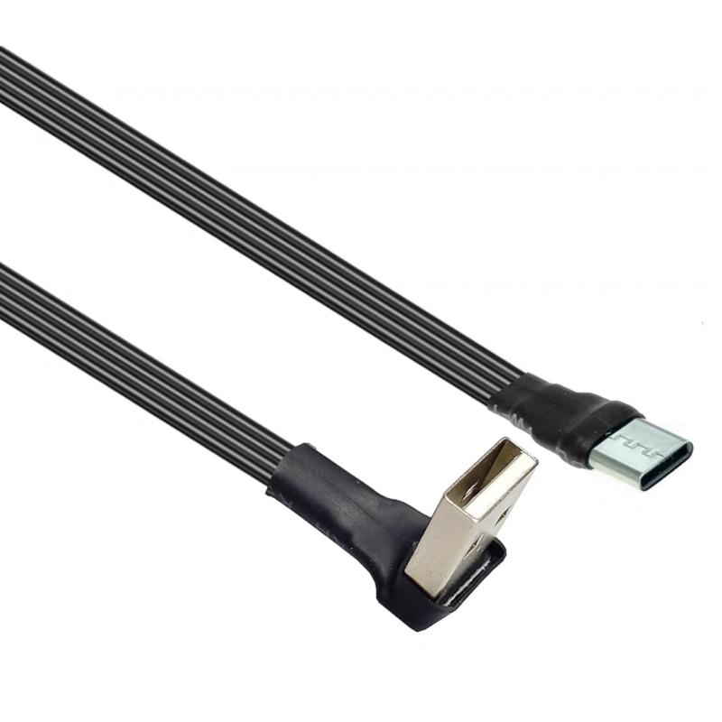 Very Thin USB Type C Female Converters Cord USB To Type C Adapters Upgrades for Electronics UAV Toy Gaming Consoles