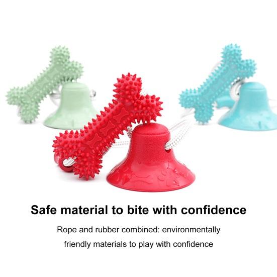 Yousheng Dog Chew Toy for Aggressive Chewers Suction Cup Tug of War Pull Toy Interactive Rope Puppy Teething Toy Dog Molar Bite Toy for Small Large