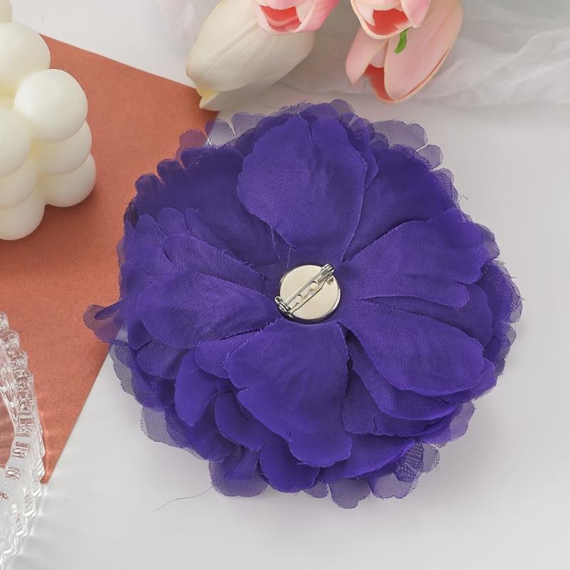 Chique Stoffen Bloem Speld Versiering Unieke Stoffen Bloem Reversspeld Versiering Mooie Bloem Broche Speld Accessoire