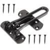 Swing Bar Door Lock Zinc Alloy Front Door Lock Latch Security Bar Stopper for Windows Cabinets Hotel Home Security