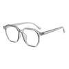 Trendy Anti-Blue Light Ultra-Light TR90 Black Glasses Frame with Prescription Lenses