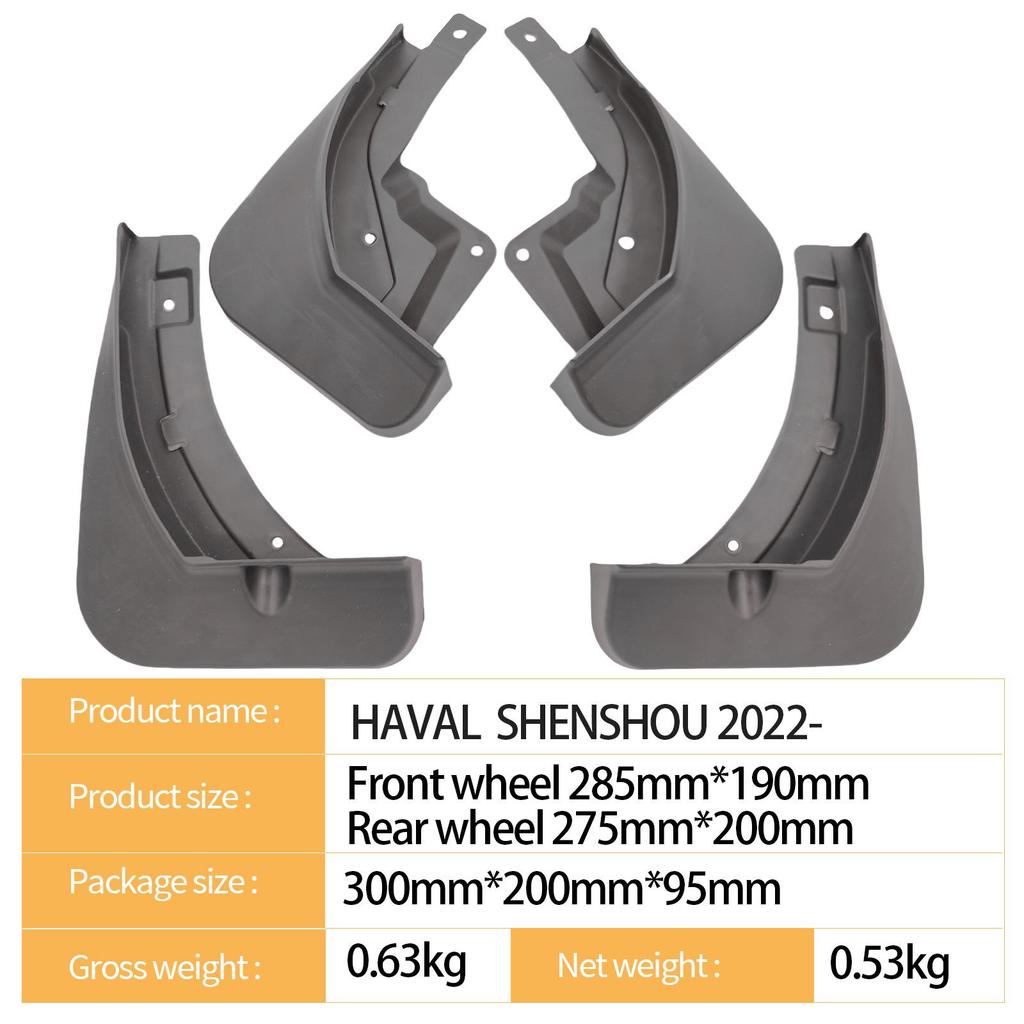 2022 Great Wall Haval Shenshou Car Tire Mudguard