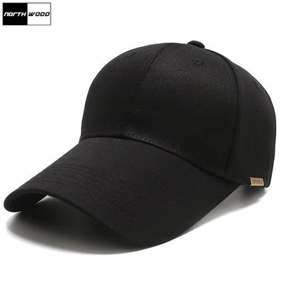 Northwood Gorra negra de Golf de ala larga, gorra de béisbol de verano para hombre, sombrero sólido para papá, sombrero para mujer