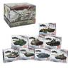 8pcs 4d 172 Assemble Tank 4d Plastic Model Kit The Battle Chariot Toy Series