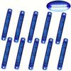 10pcs White/Red/Blue/Yellow/Green 9 LED Side Marker Indicators Clearance Lights Tail Rear Turn Bus Boat Truck Bus 12v DC