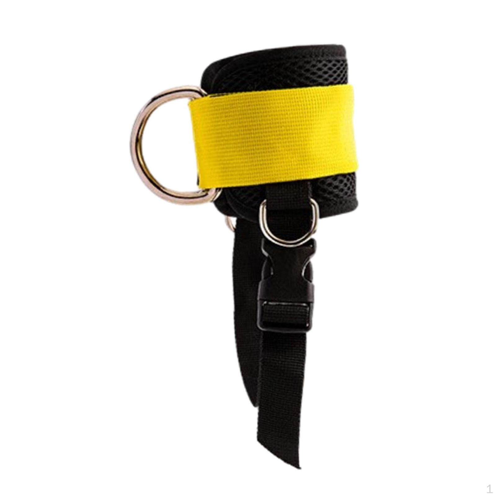 

Регулируемый ремень на лодыжку для кабельного тренажера — улучшите свои тренировки в спортзале жёлтый