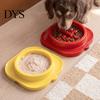 Healthy Digestion Pet Bowl Slow Feeder Dog Bowl, Dry or Wet Food Non-slip Puzzle Anti-choke for Cats Dogs to Prevent Choking And Extend Eating Time