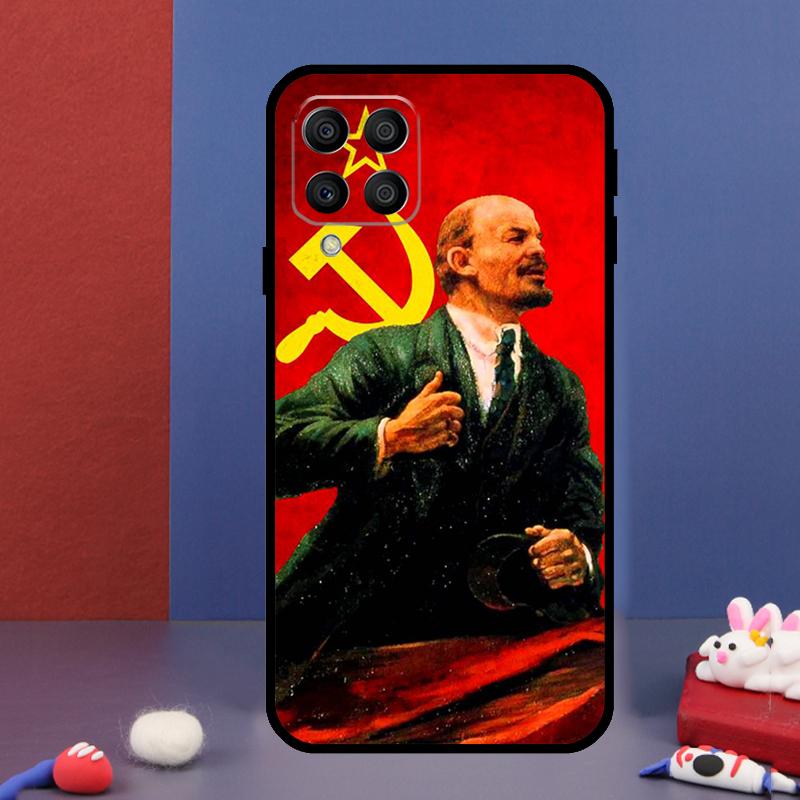 

Lenin Soviet Union Flag For Samsung Galaxy M31 M51 M33 M13 M23 M53 M15 M55 M14 M34 M54 M20 M30s M32 M52 Phone Case Samsung M53