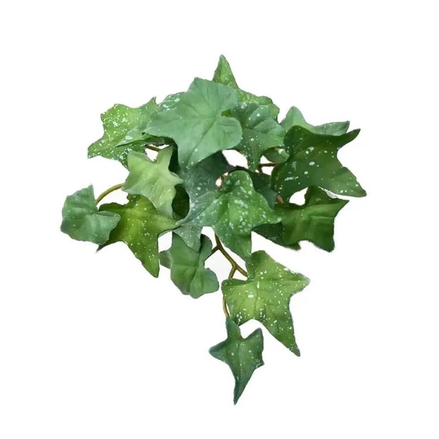 Soft Glue Artificial Plant Green Plants Wall Faux Copper Coin Grass Home Office Wall Hanging Succulent Plants Leaves Home Office