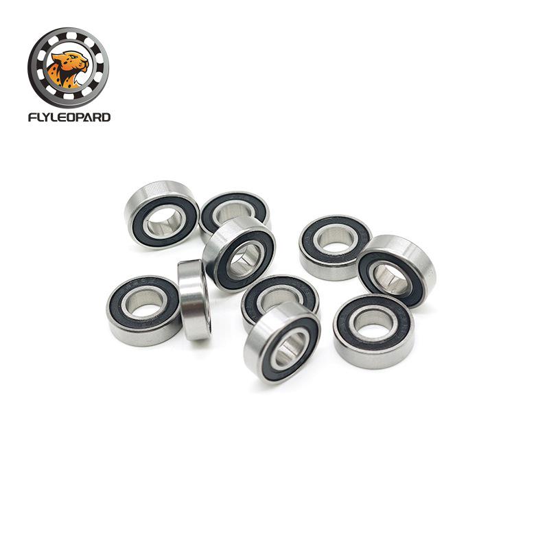 In-stock 6900 2RS Thin-walled Deep Groove Ball Bearing, 10x22x6, High-speed Motor Bearing with Blue Rubber Seal.
