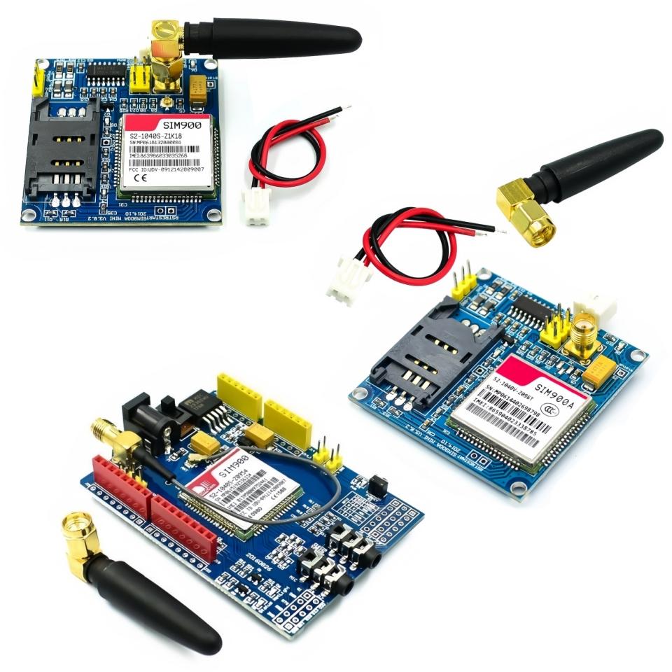 SIM900A / SIM900 V4.0 GPRS/GSM Shield Development Board Quad-Band Module With antenna For Arduino Compatible
