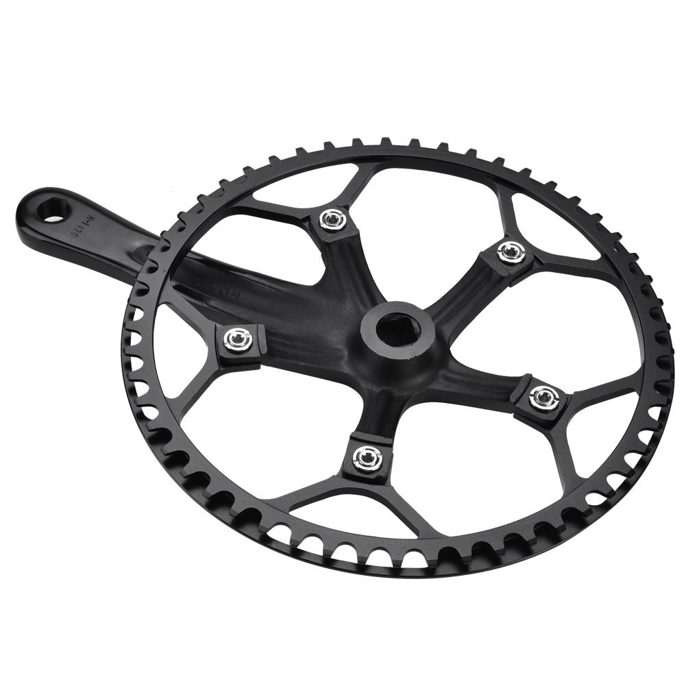 Mountain Bike Aluminum Alloy Hollow Integral Single Speed Crank Set Arm Repair Accessory
