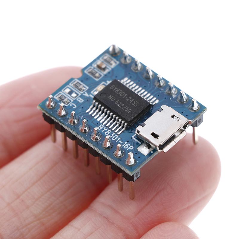 By8301-16P Ssop2 Mp3 Aduio Serial Voice Spi Flash Module 3W Amplifier Micro Usb