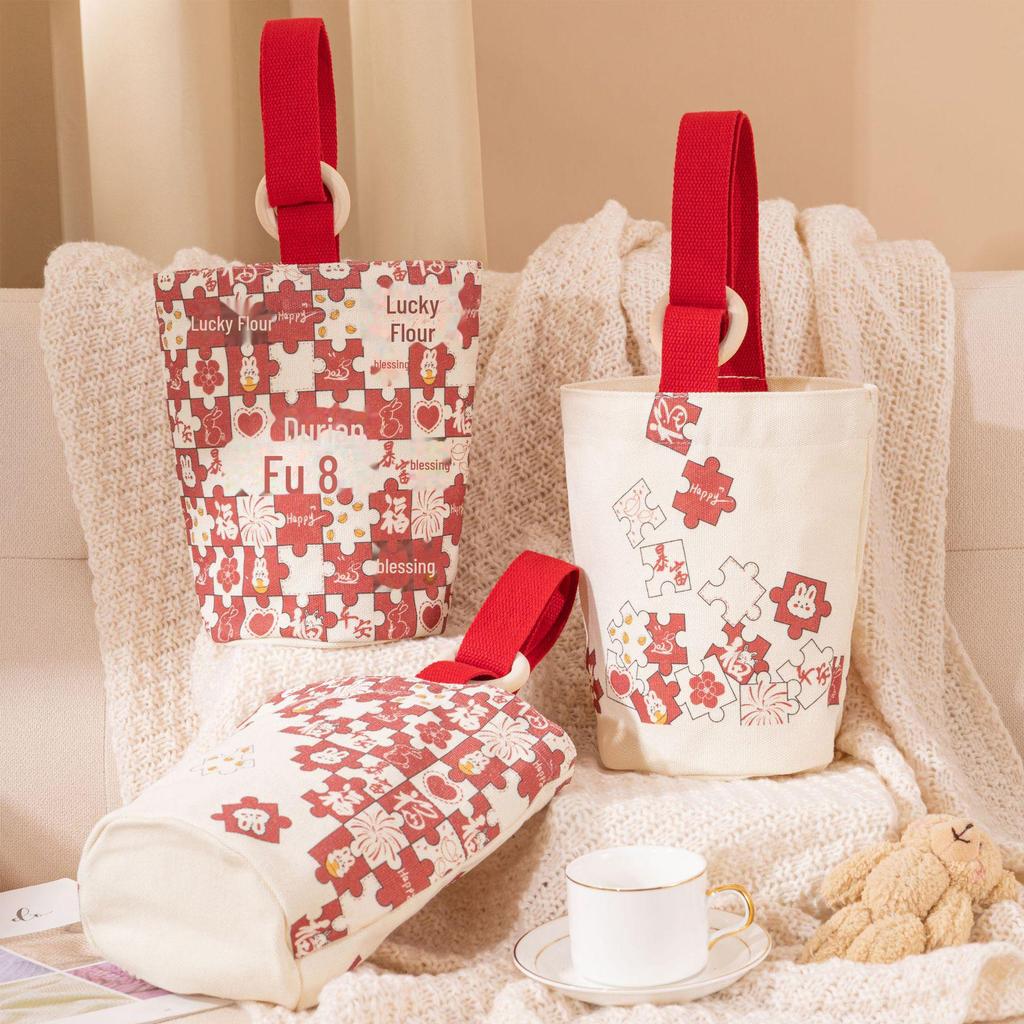 Cute Mini Canvas Bucket Handbag - Original 2025 Design, Perfect Birthday Gift for Moms