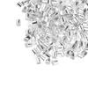 600 buc. margele de capăt ale tubului de sertizare placate cu argint 1.5*1.5MM