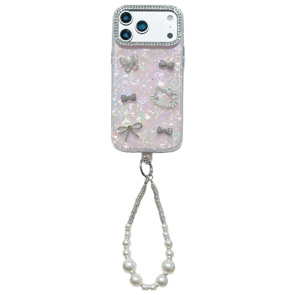Laser Shell Pattern Bow Mobile Phone Case Is Suitable for Apple 17/16PRO Creative Cartoon iPhone15 All-inclusive 14.