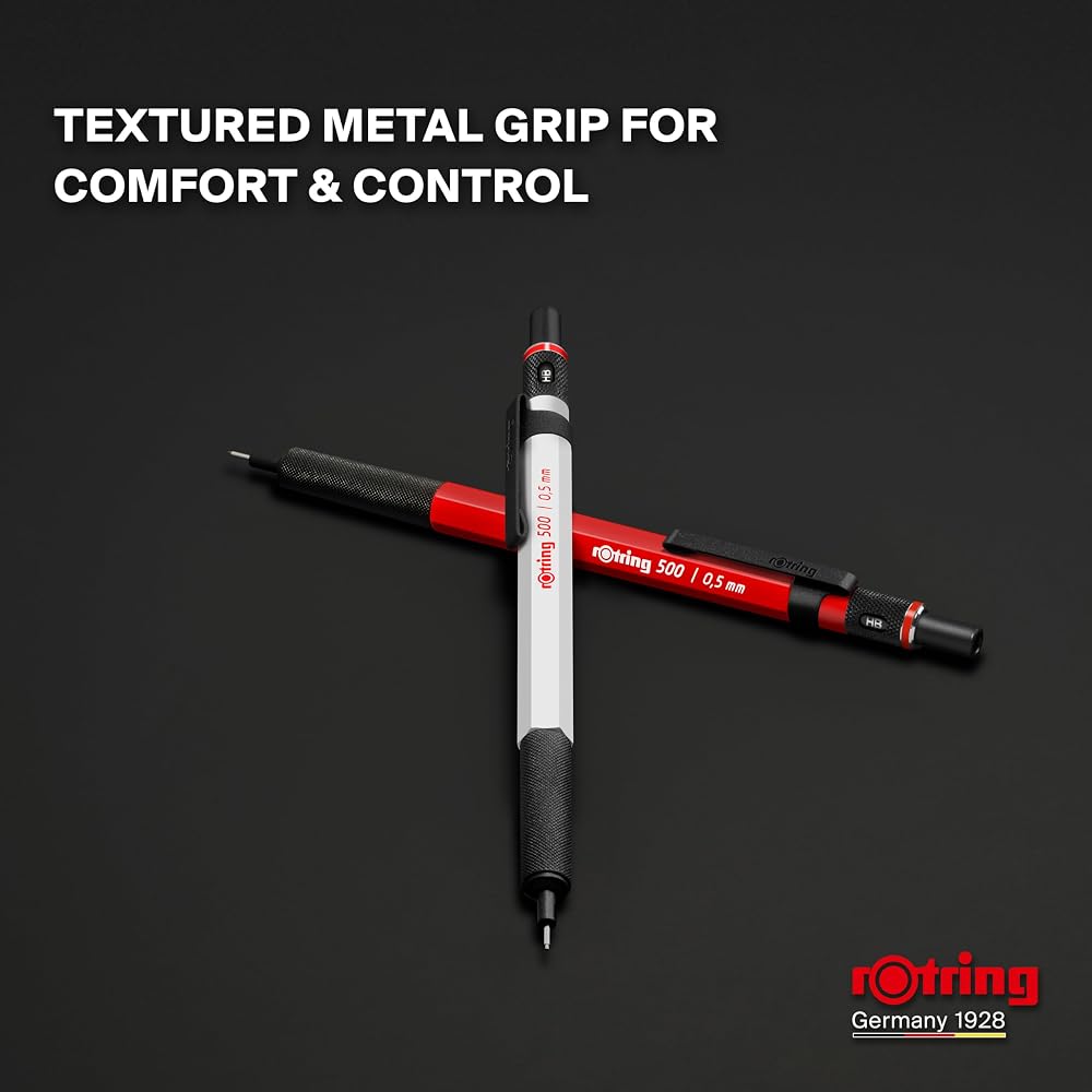 Rotring 500 Mechanical Pencil 0.5mm Shine Red 2218726