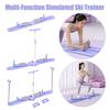 Máquina de Esqui Fitness Multifuncional Simulador de Esqui Dobrável Dispositivo de Treino dos Músculos do Assoalho Pélvico Equipamento de Exercício para Quadril e Pernas