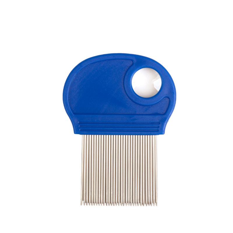 Universal Pet Supplies for Cats and Dogs, Stainless Steel Long Needle Lice Removal Pet Flea Comb, Pet Needle Comb