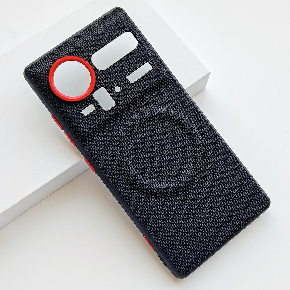 

Magnetic Ring With Red Circle Lens Heightened to protect the Case For ZTE nubia RedMagic Z80 Ultra z70 Z70s Ultra Slim Cover ZTE nubia Z70 Ultra